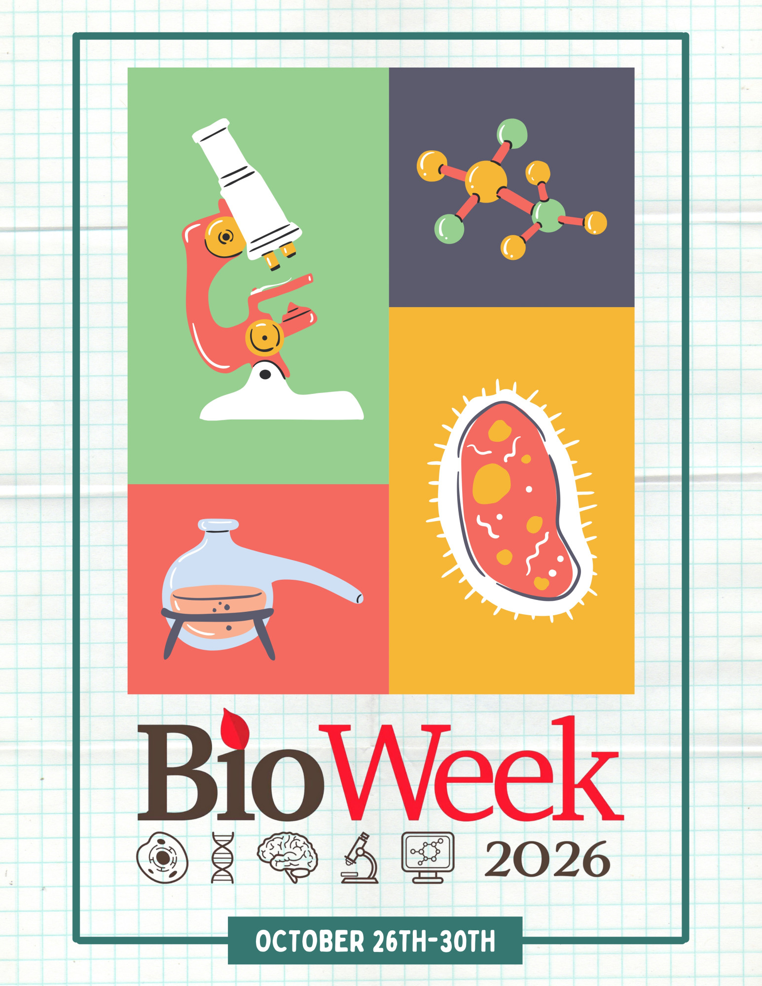 BioWeek 2026 is from October 26th to 30th