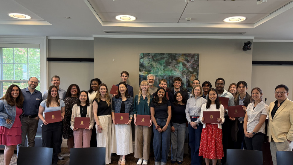 2026 Biology Senior Prize Recipients and their mentors 